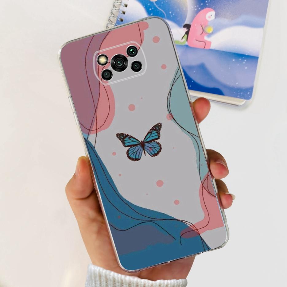 Чехол для Xiaomi Poco X3 Pro Новый Модный Расписной Чехол Прозрачный Силиконовый Мягкий ТПУ Чехол для Телефона Для Xiaomi Poco X3 NFC PocoX3 Pro Корпус