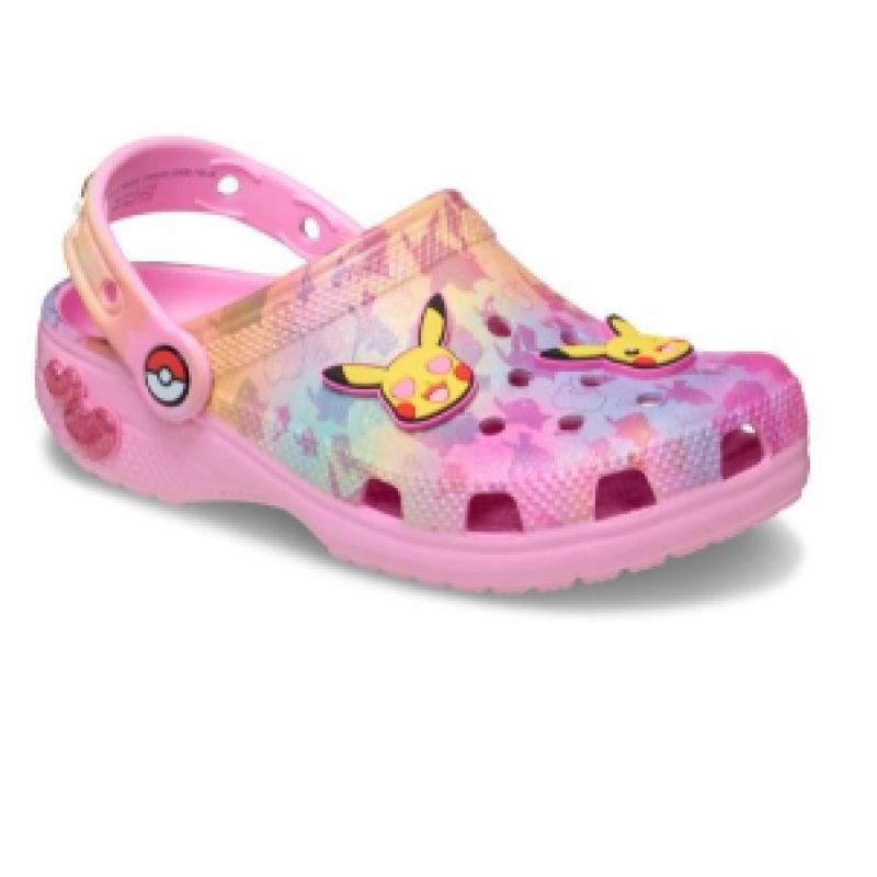 Crocs Детские розовые клоги Классические Пикачу 211229 90h