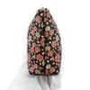 Сумка-кошелек Indenya Inden Kaguwa Rose Black с Белым и Розовым 8408, Оленья кожа, Узор, Лак,