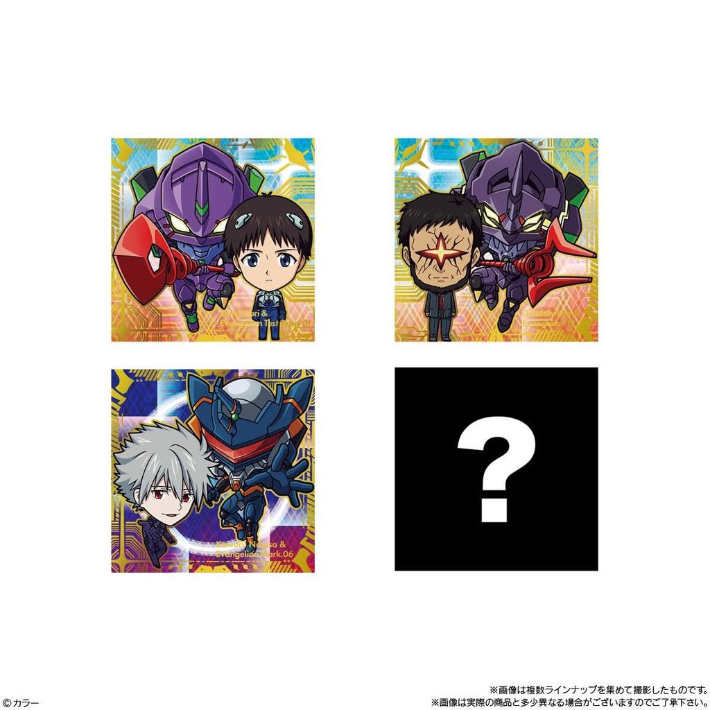 Евангелион Ниформации: Новая Театральная Версия Наклейка Вафля Проект Дополнения - Третий Удар - Коробка 20 Штук (Конфеты-игрушки)