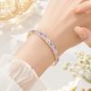 Metal Cloisonne Bracelet Retro Enamel Flower Bangle Closed End Enamel Bracelet  Ethnic Style