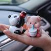 Новые забавные украшения для автомобиля, милые кролики, панды, собаки, подвесные аксессуары для салона автомобиля, центральной консоли, приборной панели