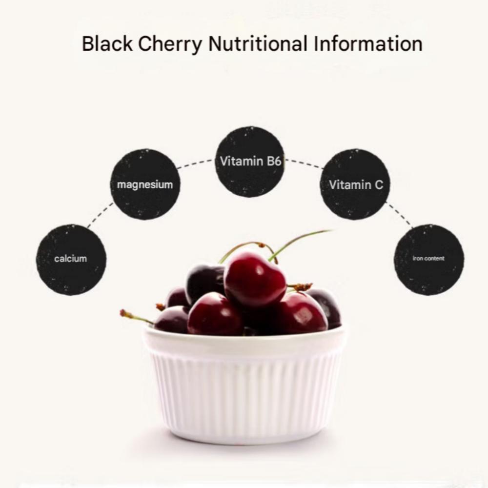 Taylor Farm's Dried Black Cherries 50g Premium Snack & Health Boost