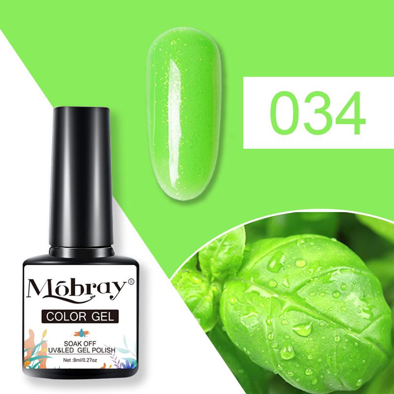Mobray 80 цветов гель-лак для ногтей 8 мл полупостоянный гель-лак замачиваемый УФ-гель для дизайна ногтей