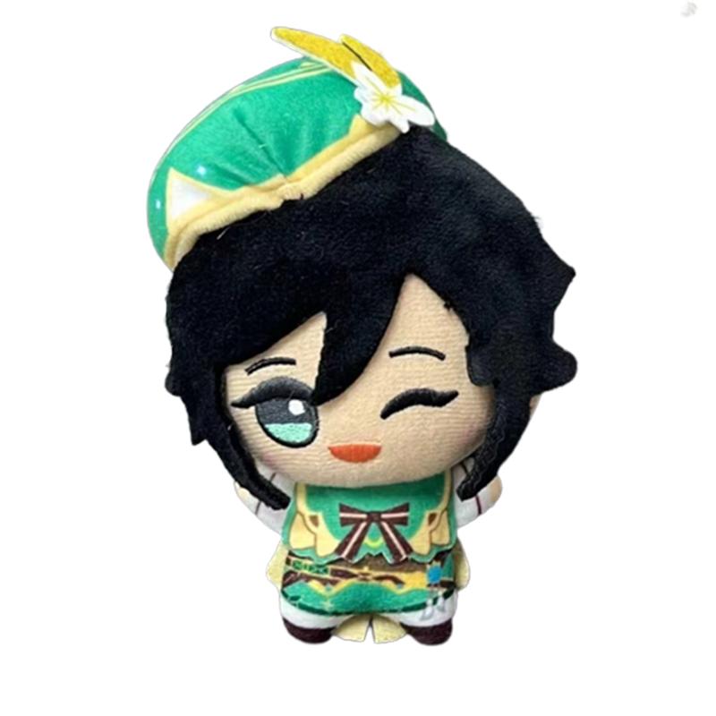 Impact Plush Genshin Doll Pendant Venti Lumine Soft Stuffed Keychain Gift Kids