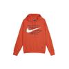 Nike Sportswear Swoosh Large Printing Pullover Orange Red Orangered Men's CJ4864-891