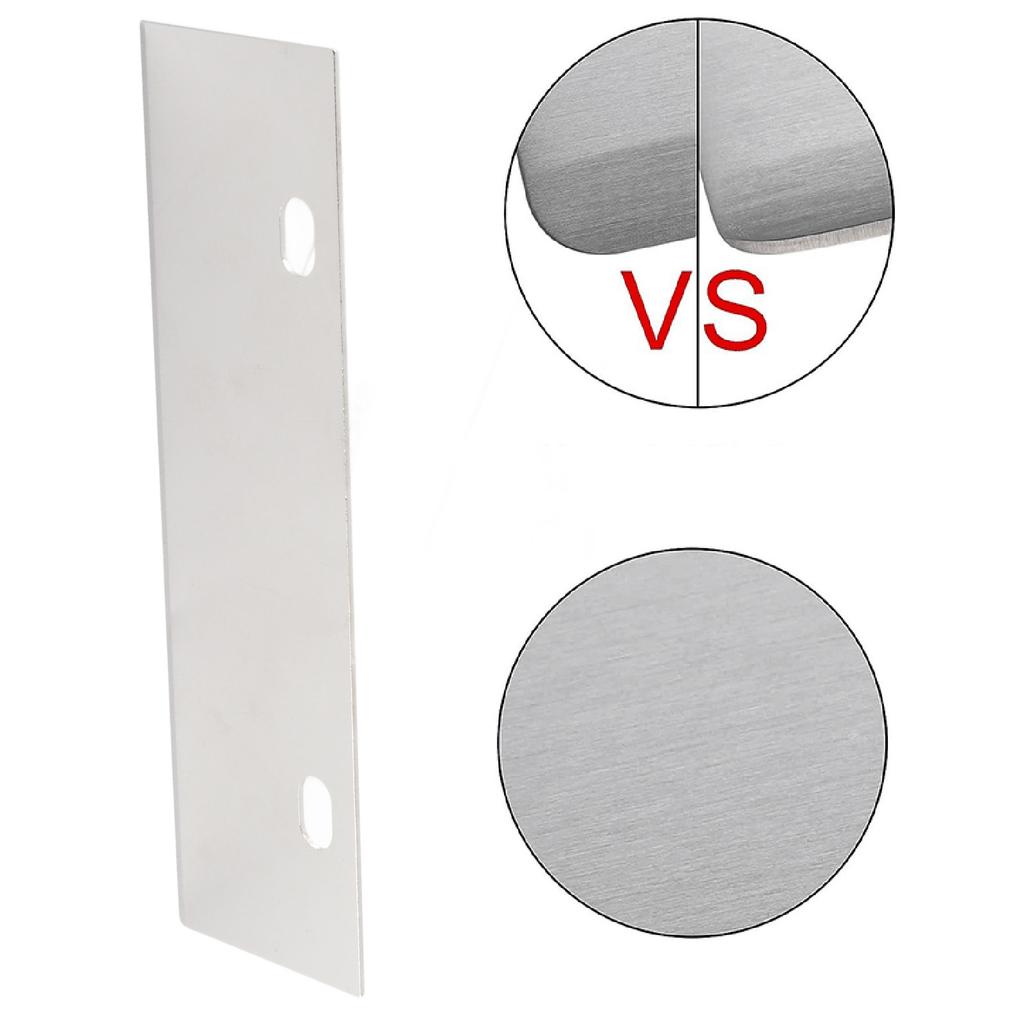 4 шт. лезвия для скребка для гриля из нержавеющей стали, прочные сменные лезвия для скребка для гриля, аксессуары