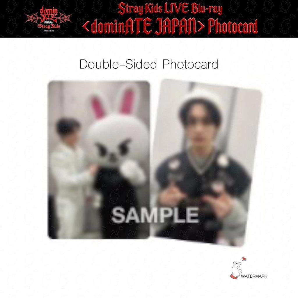 ПРЕДЗАКАЗ Stray Kids World Tour dominATE JAPAN LIVE Blu-ray RAKUTEN POB Двусторонняя фотокарточка Подложка ОФИЦИАЛЬНАЯ