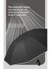 72-Bone Automatic Reverse Folding Umbrella - Oversized, Dual-use for Sun and Rain, Unisex