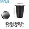 350/500ml 304 Stainless Steel Metal Cup Beer Cups Wine Coffee Household Office Bar Travel Camping Mugs Drinking Coffee Tea Mug