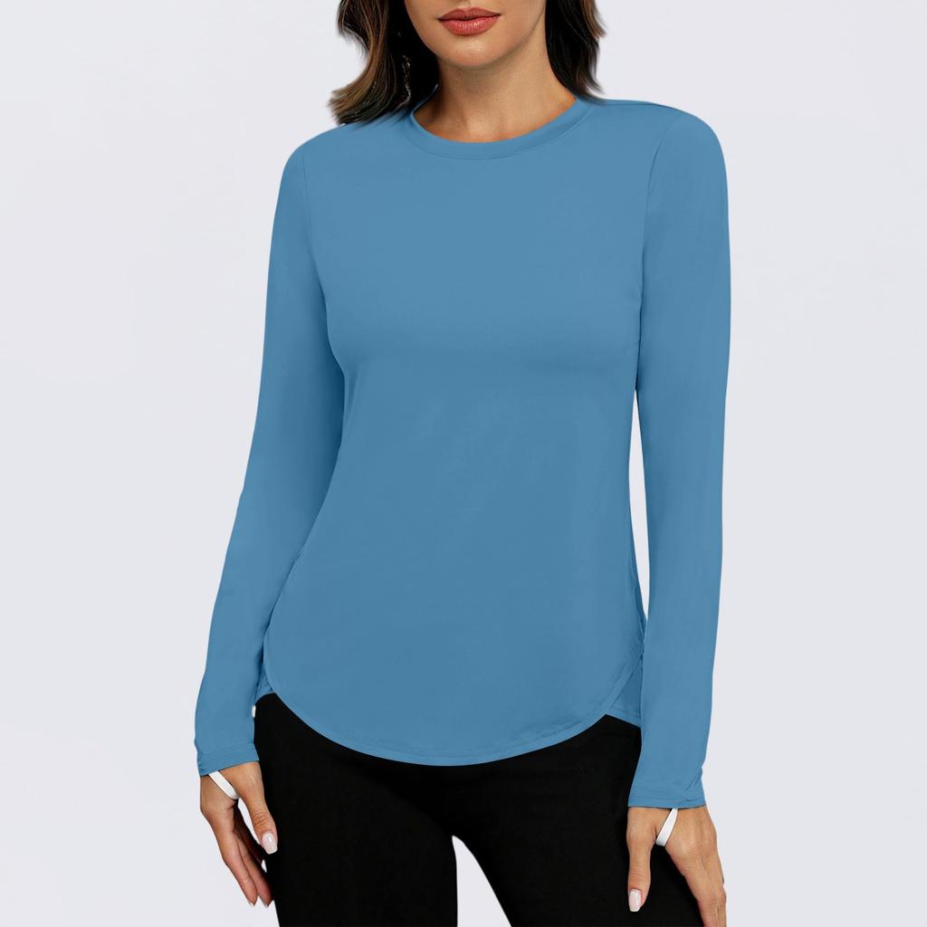 Женская рубашка Sunblock Ice Silk с длинным рукавом Upf 50+, легкая быстросохнущая футболка для походов
