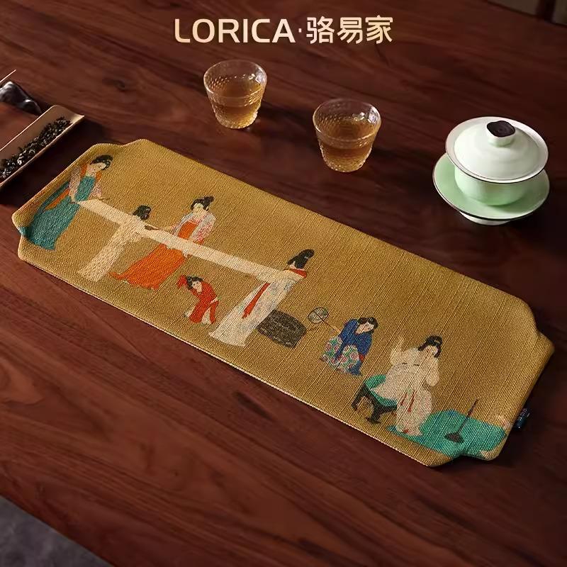 Дзен-подставки для чашек Чайная церемония Креативный водонепроницаемый теплоизоляционный сухой чайный столик Коврик для заваривания чая в китайском стиле Украшение домашнего стола