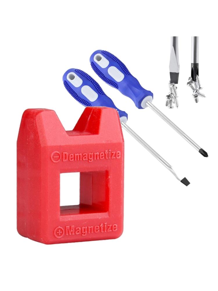 Magnetiser Demagnetiser Universal Magnetizer & Demagnetizing Tool for Screwdrivers Bits & Tool Tips Magnetization ABS
