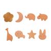 Wooden Wall Hook Lightweight Adhesive Hook with Natural Wood Grain Design Hook for Items Kids Schoolbags Hats