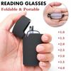 Gift Case Foldable Reading Glasses +1.00 To +4.00 Strength Men Women Anti Blue Light Farsightedness Eyewear