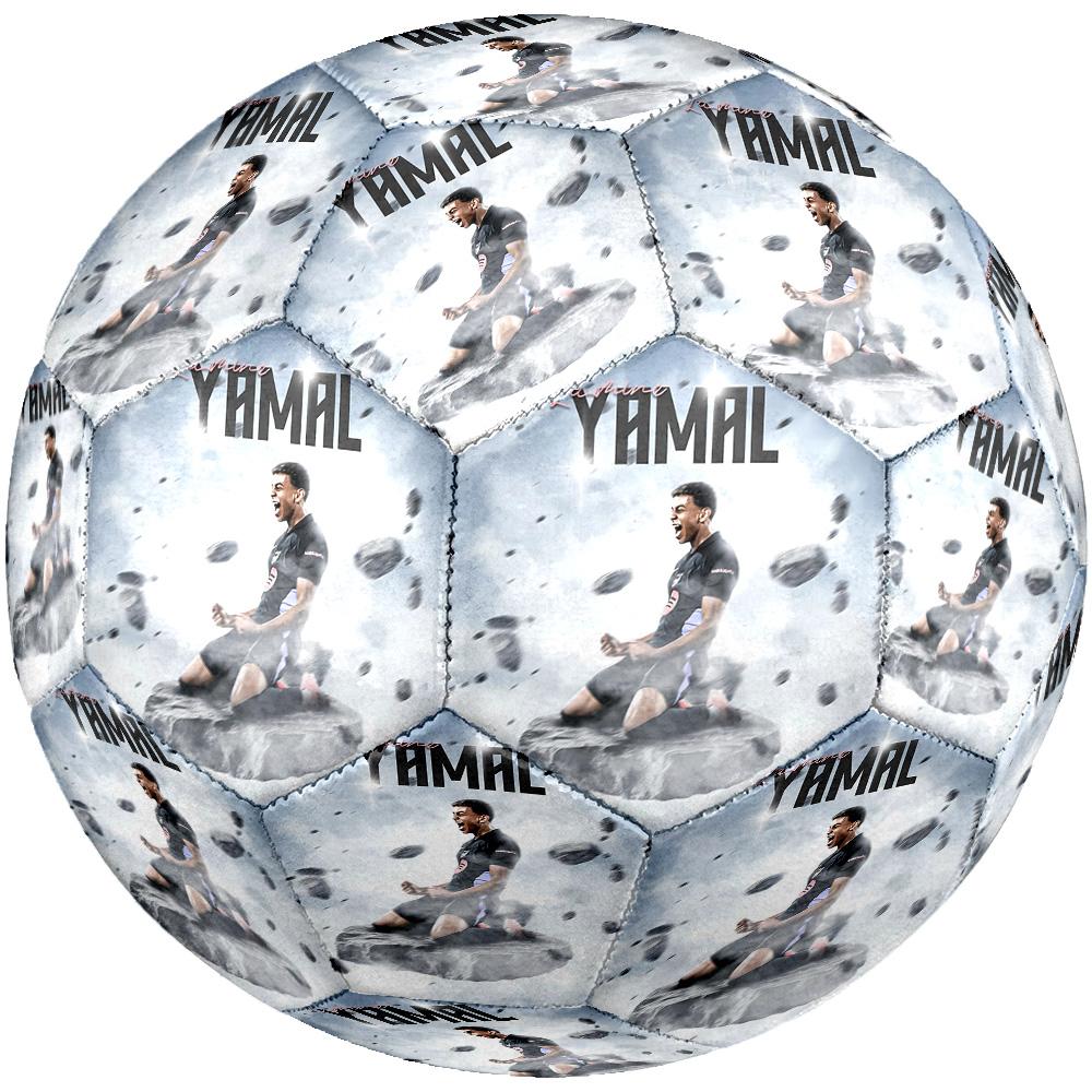 Yamal Soccer Ball Size 5 Football Machine Sewn Indoor/Outdoor Training and Matches Surprise Collection Gift