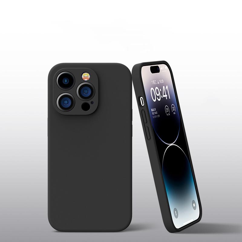 Противоударный защитный чехол из жидкого силикона для Samsung Glalaxy S24 S23 Ultra Redmi 9C 9A 10A 12C Note 9 Pro 9S iPhone 15 14 13 OPPO с полным покрытием объектива