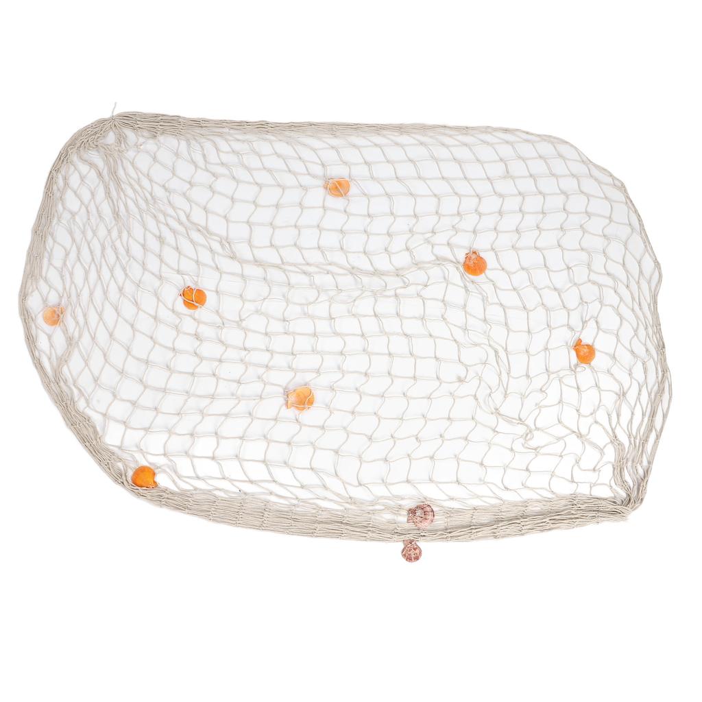 Декоративная рыболовная сеть из хлопка, настенная рыболовная сеть, декор с ракушками для фоторамки