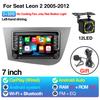 Android 13 LHD Car Radio для Seat Leon 2 MK2 2005 - 2012 Мультимедийный проигрыватель Стерео Беспроводной Carplay GPS RDS 4G Головное устройство 2 din