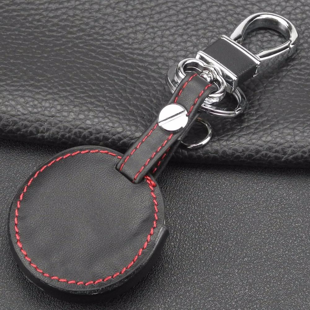 Jingyuqin 3 Кнопки Автостайлинг Натуральная Кожа Автомобильный Брелок Чехол-Крышка Для Mercedes Benz Smart Fortwo Forfour City Roadst