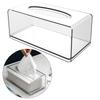 Acrylic Clear Tissue Box Cover Rectangular Napkin Dispenser Office Paper Holder