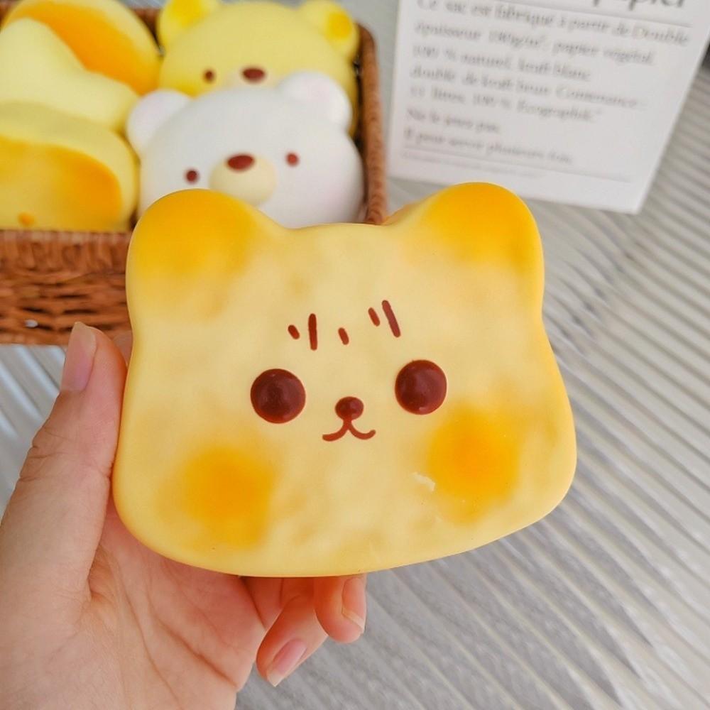 Soft Bread Squishy Toy Simulated Bread Sensory Fidget Toy Fidget Bread Squeeze Toy Gifts for Kids