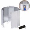 Camping Outdoor Picnic Windproof Screen Cookware Windbreak Gas Stove Windshield Burner Wind Guard