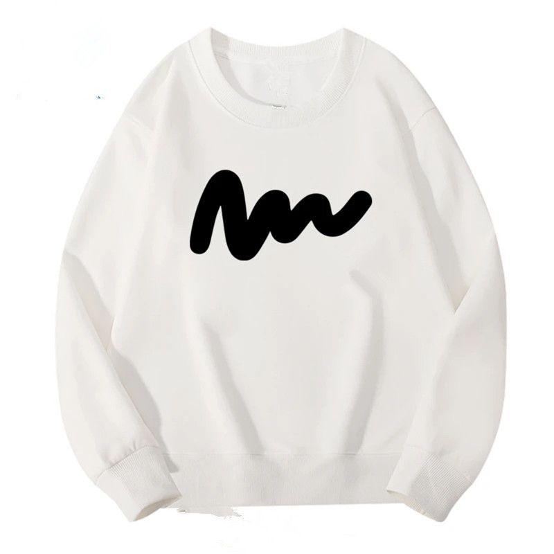 Trendy American-Style Drop-Shoulder Loose Round-Neck Sweatshirt for Men and Women, Autumn and Winter Japanese-Style Couple Wear, Youth Student Tops