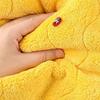 140x70cm Boy Girls Bath Towel Cape Quick Dry Pullover Thickened Absorbent Coral Fleece Children Bath Towel Cape