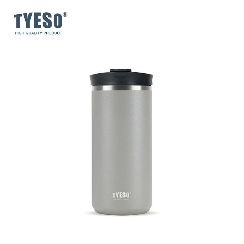 TYESO TaiShuo Нержавеющая сталь Дорожная кружка для кофе, Термоизолированная портативная чашка для офиса, улицы, мужчин и женщин