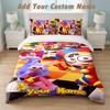 Bedding Set 1 Duvet Cover 2 Pillowcases The Amazing Digital Circus Print Soft Bed Linen Bedroom Decor