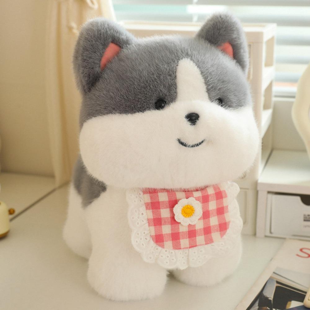 Soft Plush Dog Toy 20cm Plush Stuffed Doll Funny Plush Bib Dog Gift
