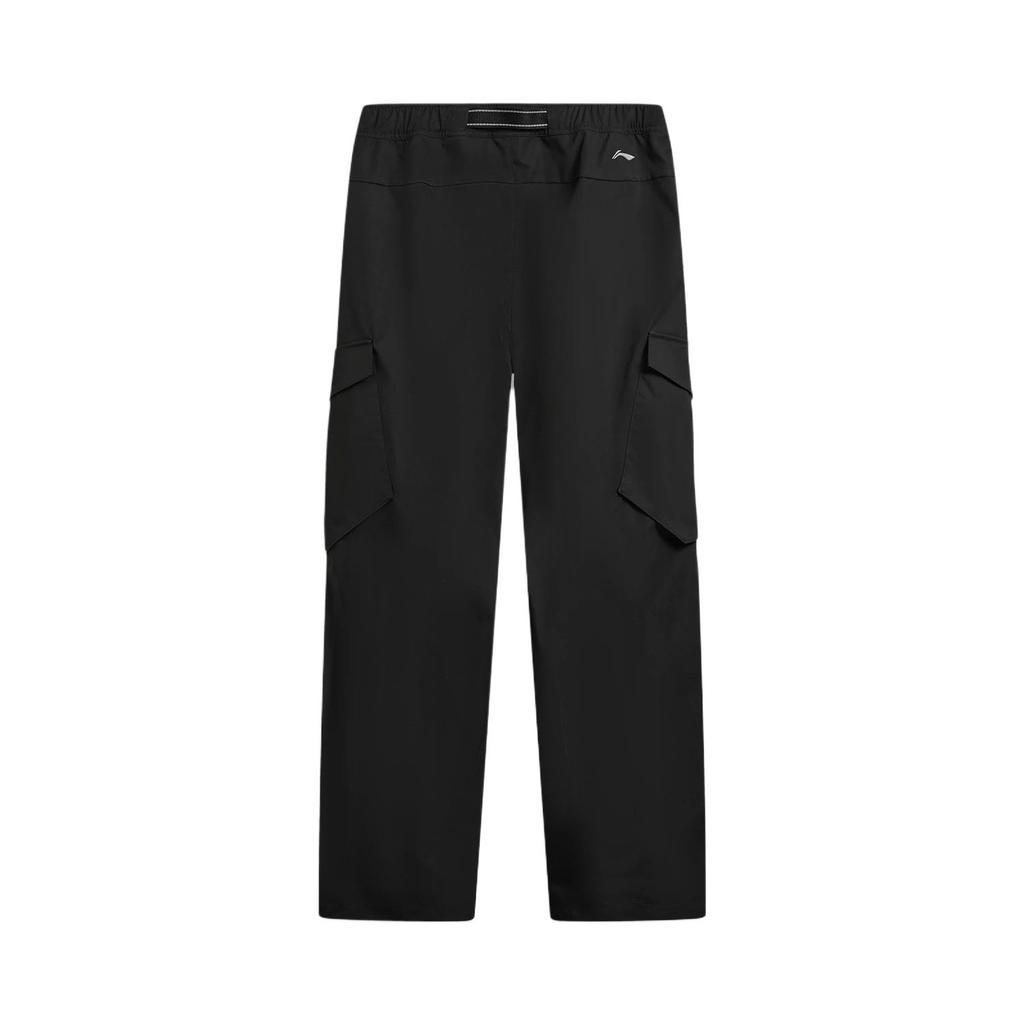 Li Ning Outdoor CF Водоотталкивающие Однотонные Простые Универсальные Спортивные Длинные Брюки Мужские низ AYKW113-3
