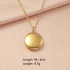 Jewelry Gift Necklaces Round Photo Frames Pendant Creative Photo Picture Locket  For Women