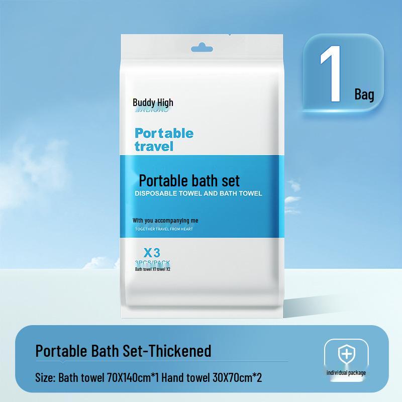 Одноразовый гостиничный постельный набор: Двухслойные непромокаемые простыни, пододеяльник и наволочки, покрывало - дорожный набор из четырех предметов