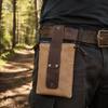 PU Leather Waist Bag Wear-resistant Harvest Bag Artisan Bag Foraging Bag  Running
