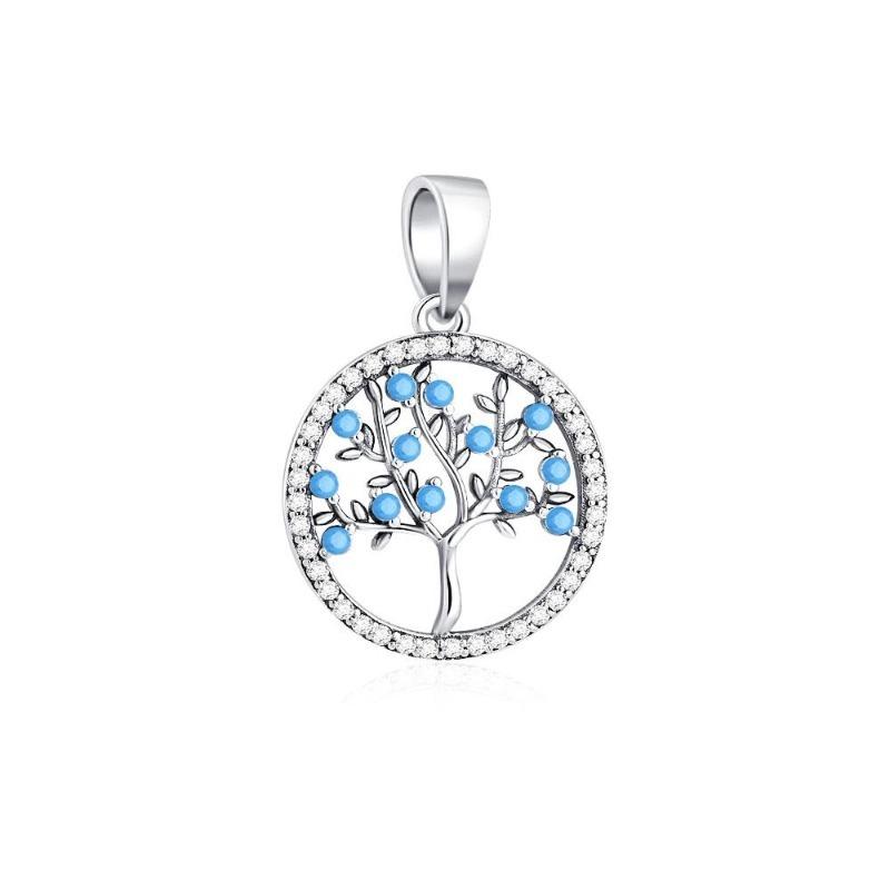 New Copper Clover Pendant Fit Original Women Bracelet Diy Fine Dangle Jewelry Life Tree Bead Spring Charm Amulet Gift