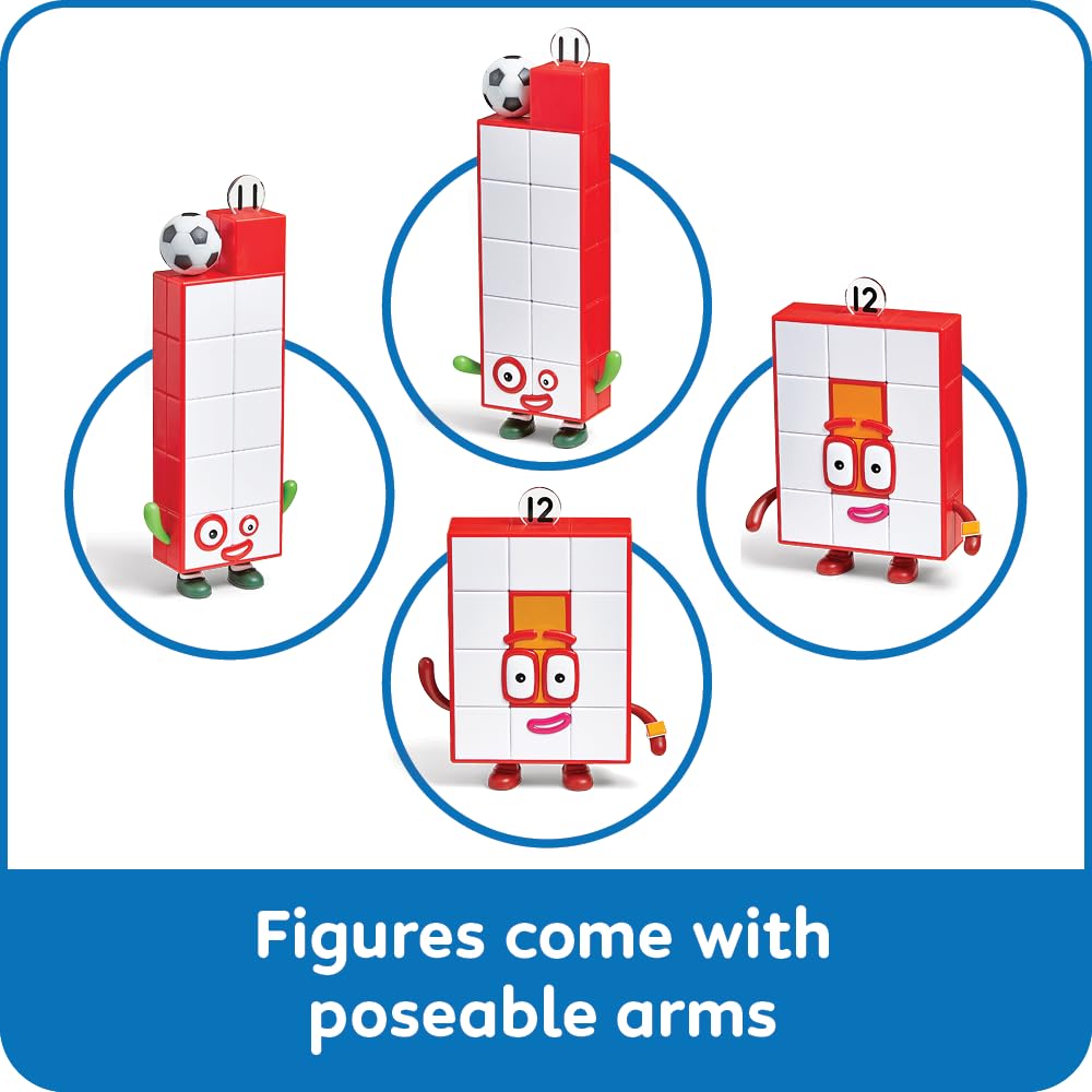 Numberblocks Numberblocks Друзья 11 12 Фигурки персонажей 3 штуки 96924 Аутентичные &