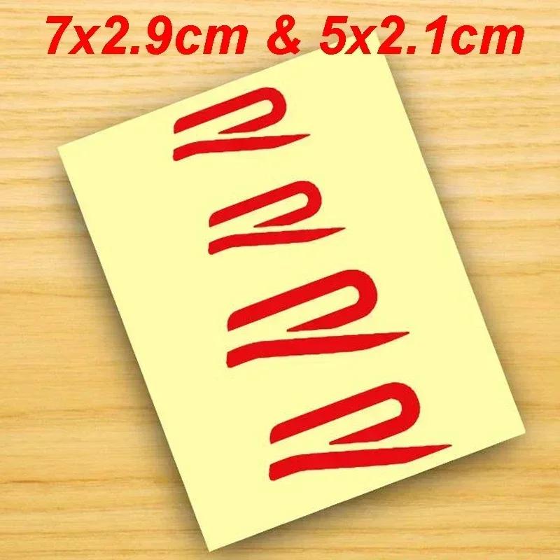 2026 Hot For VOLKSWAGEN VW 4Pcs Car Brake Caliper Vinyl Stickers for Volkswagen VW Rline R Line Golf 3 5 7 Polo Passat GTI Bora 