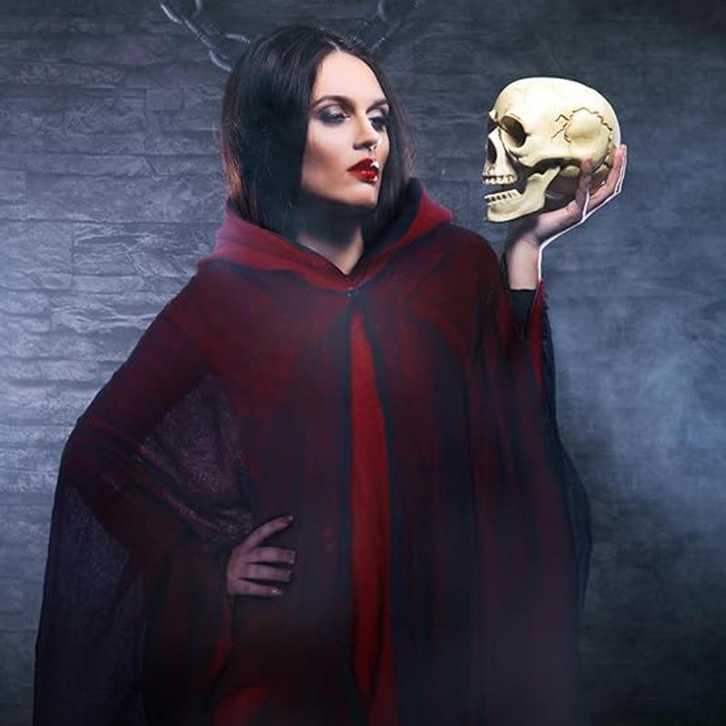 Хэллоуин взрослый плащ плащ ведьмы костюм мрачного жнеца костюм дома с привидениями наряжаться ужас хитрый костюм реквизит