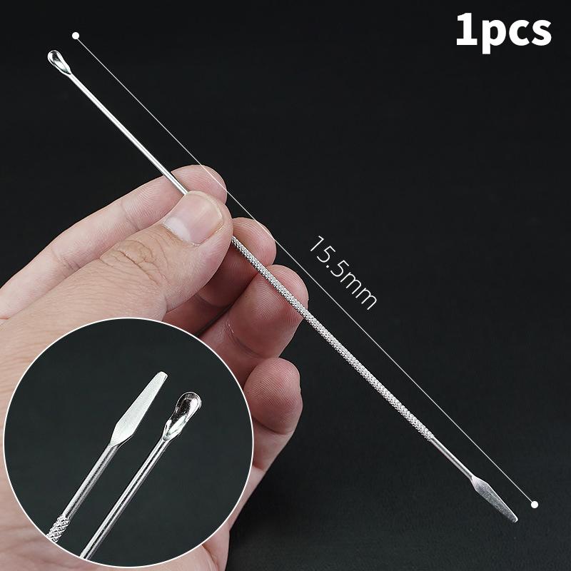 Ложка для уха из нержавеющей стали, лопатка для ушной серы, кюретка для удаления ушной серы, очиститель для ушных палочек, инструмент для детей и взрослых, здравоохранение