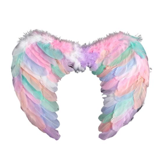 Костюм для косплея для девочек из перьев ангела и феи ручной работы для танцевальной вечеринки для взрослых