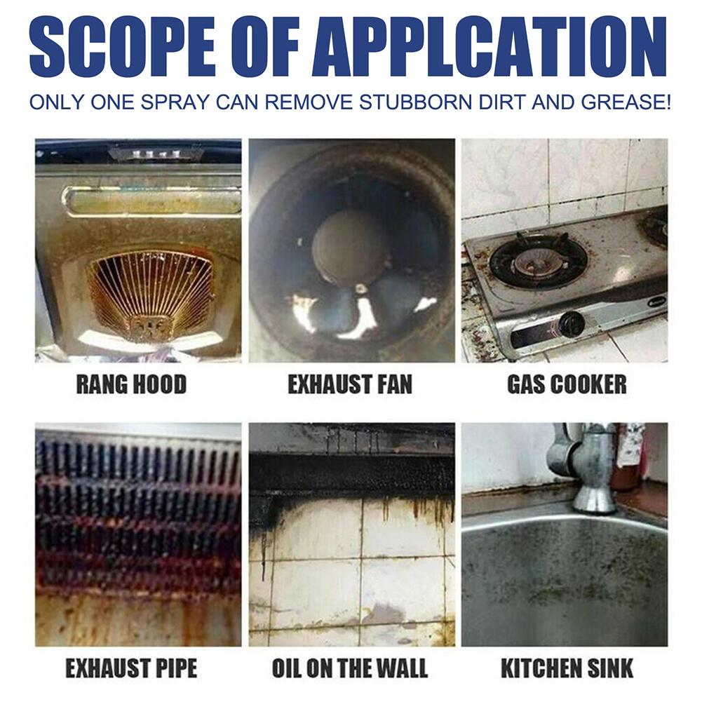 Обезжириватель для кухни Пенный очиститель Многофункциональный пенный очиститель Удаление ржавчины Бытовой чистящий инструмент Пенный спрей