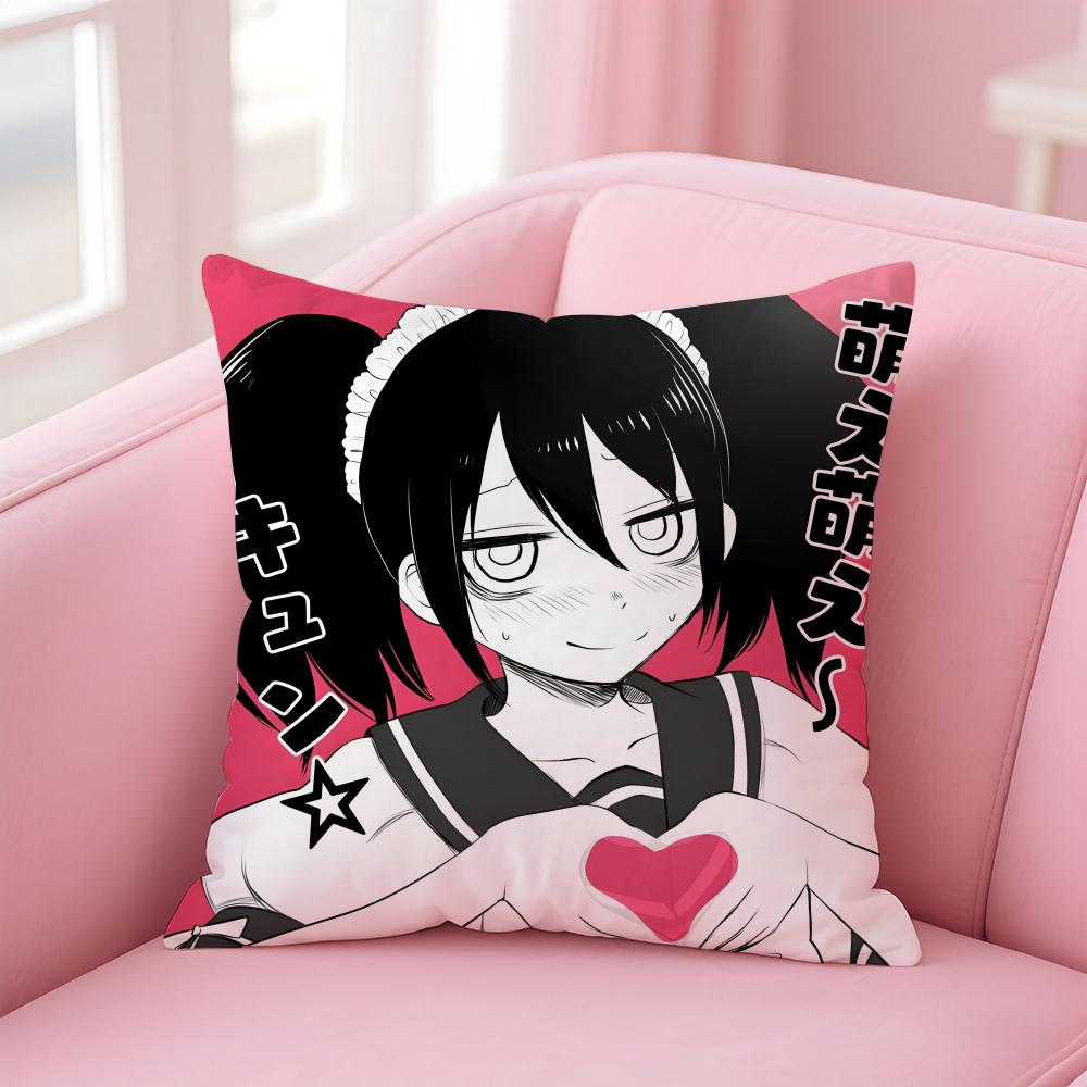 Watamote K-Куроки Т-Томоко Наволочка-подушка Наволочка из льна Мягкий Декор Для Дивана Домашней Комнаты