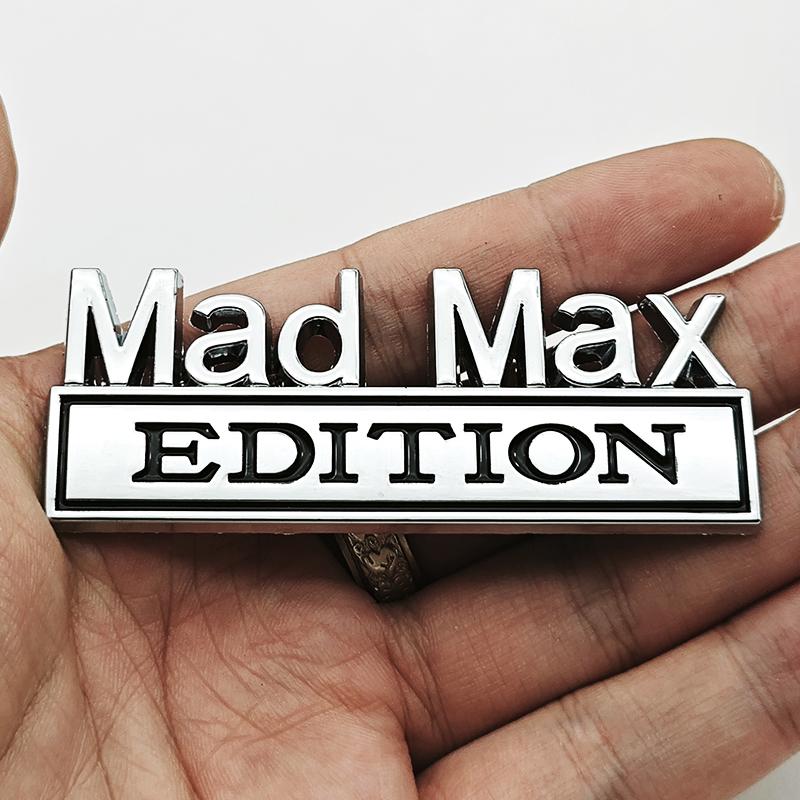 3D Логотип Mad Max Edition Наклейка-значок на крыло Забавные наклейки для автомобиля Грузовика Замена Декор двери для Универсального автомобиля Внедорожника