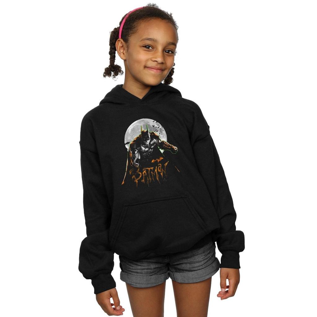 DC Comics Girls Batman Arkham Knight Halloween Moon Hoodie
