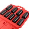 9Pcs 1 2  Inch Drive Axle Hub Nut Hex Socket Set 29mm 30mm 31mm 32mm 33mm 34mm 35mm 36mm 38mm