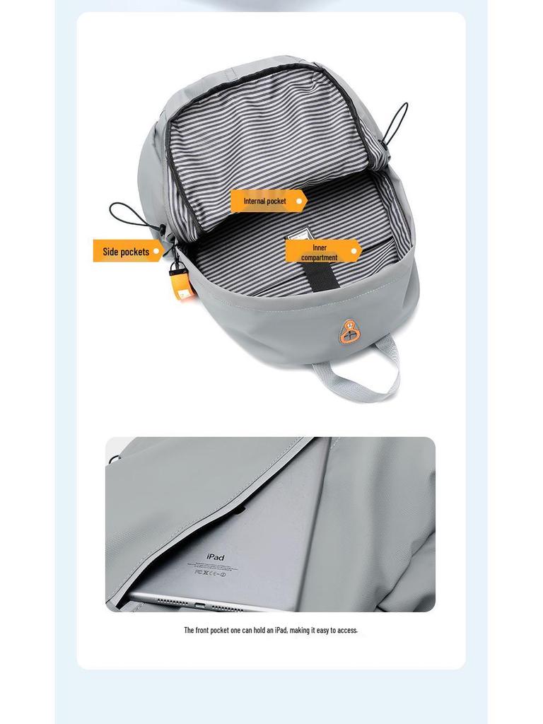 Мужской многофункциональный рюкзак с двойными лямками - Британский стиль, Минималистичная мода для деловых людей и студентов.