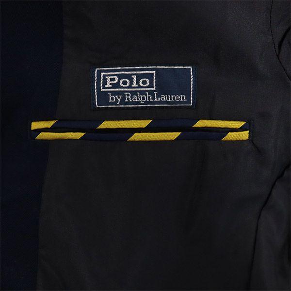 Приталенный пиджак Polo by Ralph Lauren 170 Темно-синий Детский Б/у