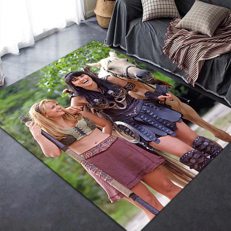 2025 New Xena Warrior Carpet Rug for Living Room Bedroom Home Sofa Decoration,Kids play Non-slip Floor Mat252